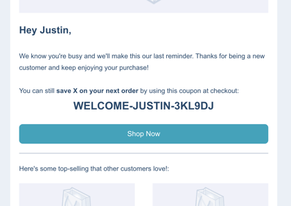 Coupon In Email