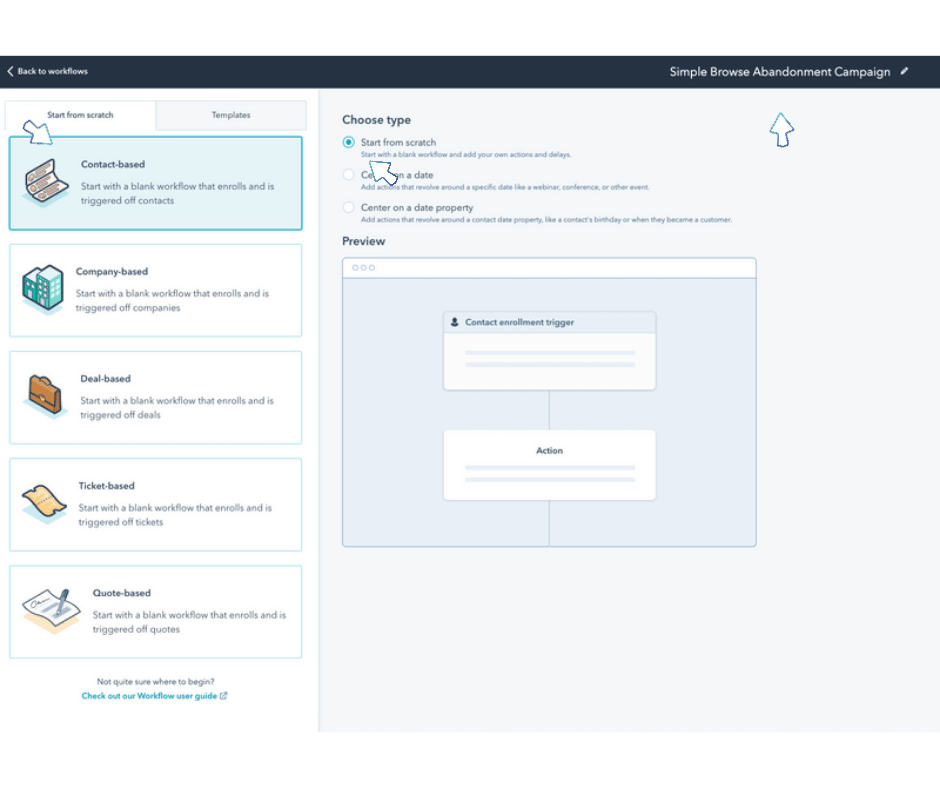 How to create basic browse abandonment campaigns for Magento 2 in HubSpot